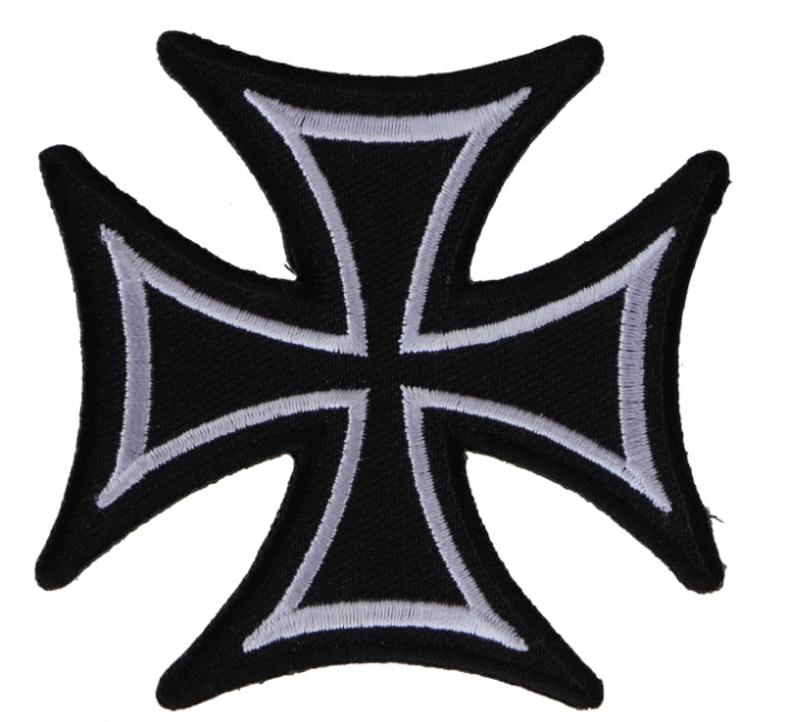 Biker Cross Patch